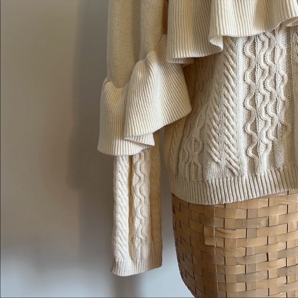 Project Naadam Cableknit Cream Sweater - Picture 2 of 8